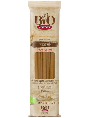 Linguine granoro integrale bio 500 g Linguine granoro integrale bio 500 g