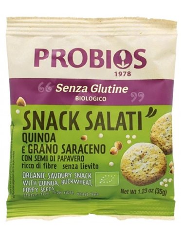 Altricereali snack quinoa e grano saraceno con semi di papavero 35 g Altricereali snack quinoa e grano saraceno con semi di papavero 35 g