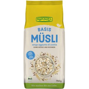 RAPUNZEL BASIS MUESLI SENZA ZUCCHERI AGGIUNTI 750 G