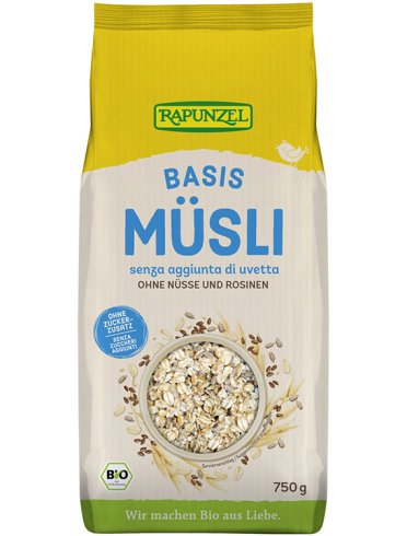 Rapunzel basis muesli senza zuccheri aggiunti 750 g