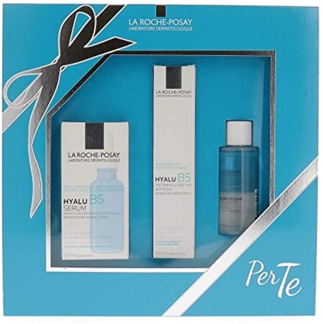 LA ROCHE-POSAY COFANETTO NATALE HYALU B5 XMAS19 1 HYALU B5 SIERO 30 ML + 1HYALU B5 CREMA 40 ML + 1 MINI RESP EYE REMOVER 50 ML