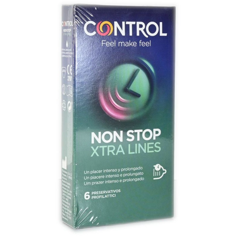 Control Non Stop Xtra Lines 6 Pezzi
