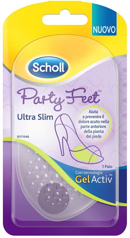 Scholl Party Feet Ultra Slim Plantare con Cuscinetto Anteriore