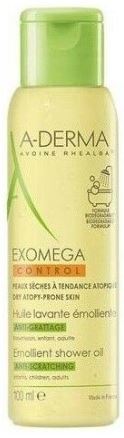 A-Derma Exomega Control - Olio Detergente Emolliente per Pelli a Tendenza Atopica - 100 ml