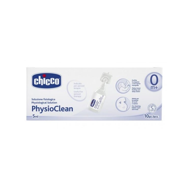 CHICCO QUADRIPACK SOLUZIONE FISIOLOGICA 5 ML 10 PEZZI