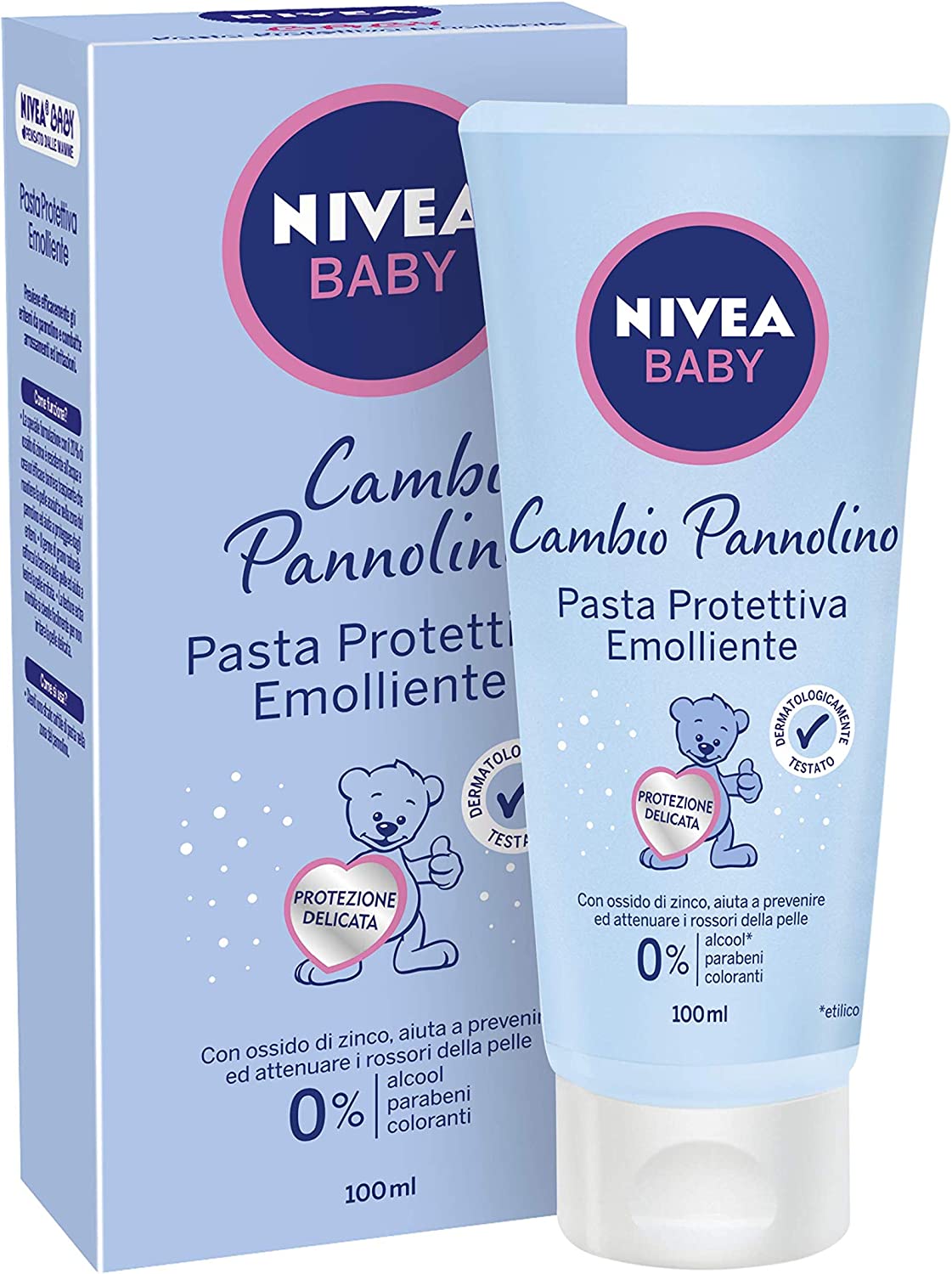 Nivea Baby - Pasta Protettiva Emolliente per Cambio Pannolino - 100 ml