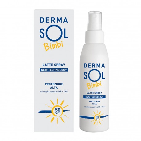 DERMASOL BIMBI LATTE SPRAY SPF50 125 ML