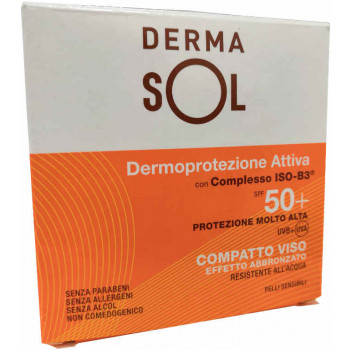 DERMASOL COMPATTO VISO ABBR 10 G