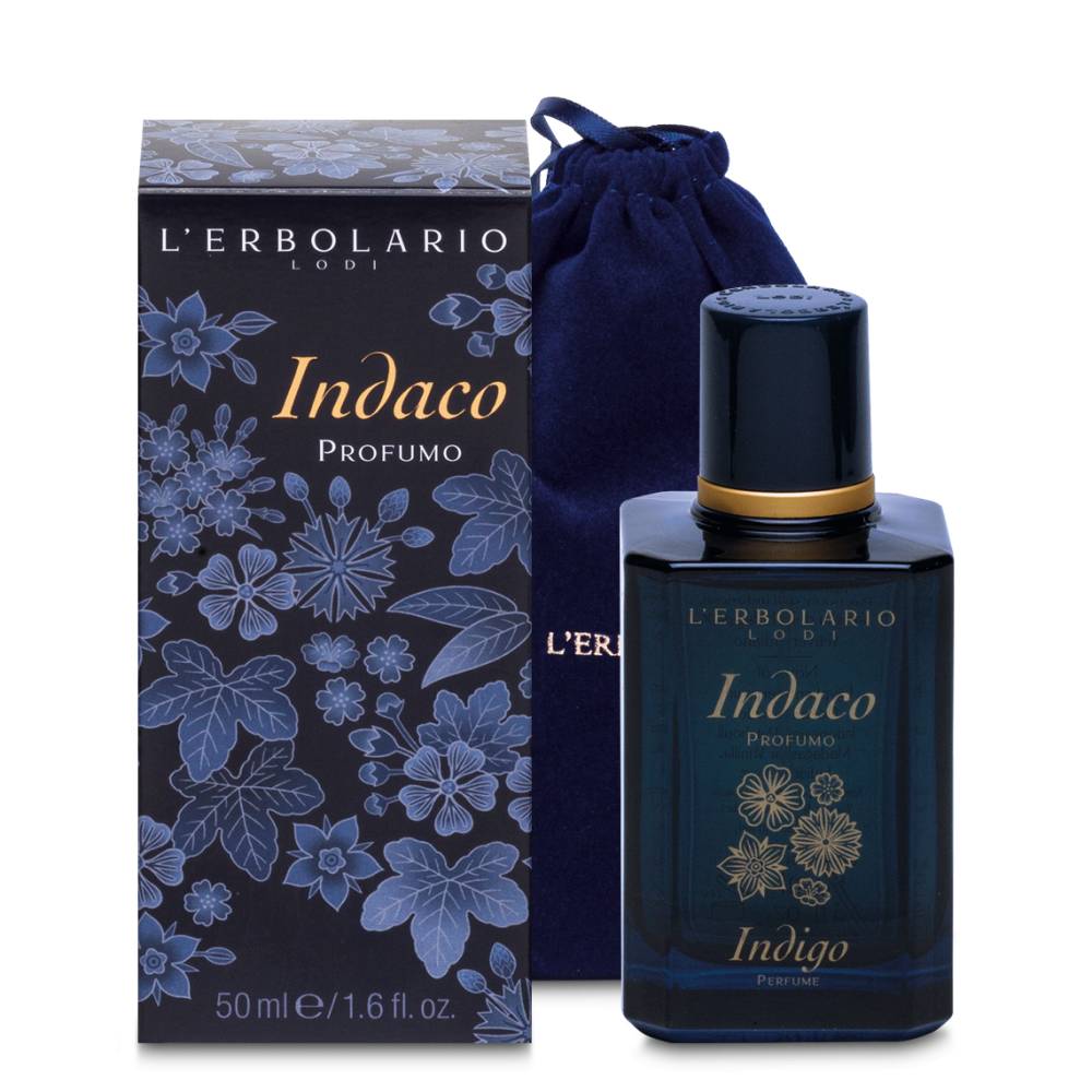 L'ERBOLARIO INDACO PROFUMO EDIZIONE LIMITATA SACCHETTO VELLUTO 50 ML