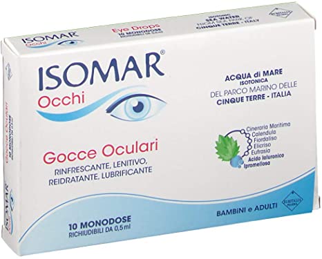 ISOMAR OCCHI MONODOSE 10 FLACONCINI 1+1