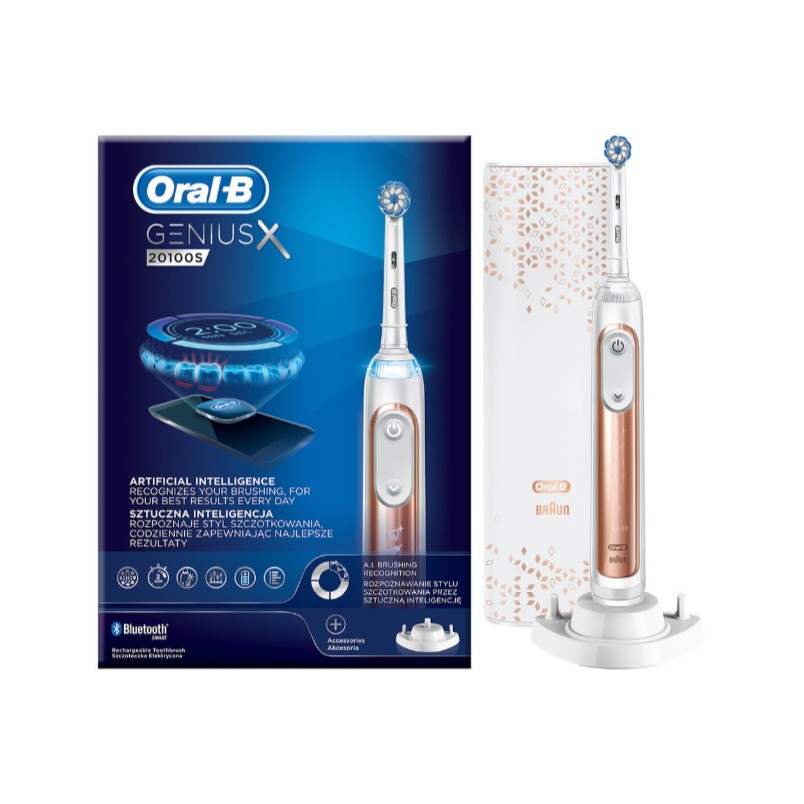 ORAL-B POWER GENIUSX 20100S ROSEGOLD