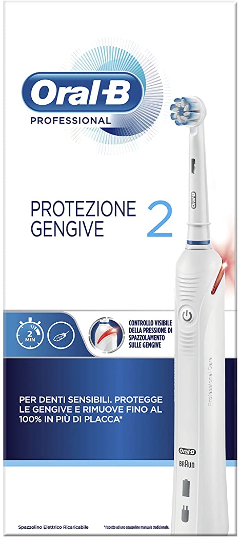 Oral-B Power Pro 2 - Spazzolino Elettrico Protezione Gengive