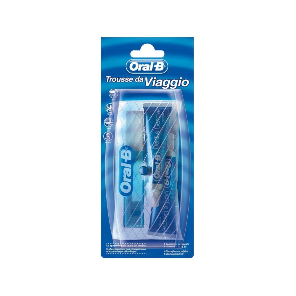 Oral-B Trousse da Viaggio - Spazzolino + Dentifricio