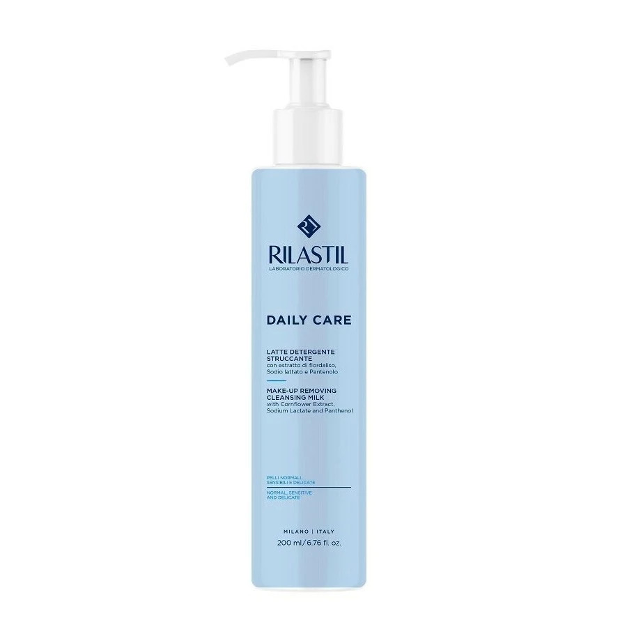 Rilastil Daily Care - Latte Detergente Viso per Pelli Normali e Delicate - 200 ml