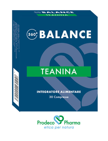 360 Balance Teanina Integratore Benessere Mentale 30 Compresse