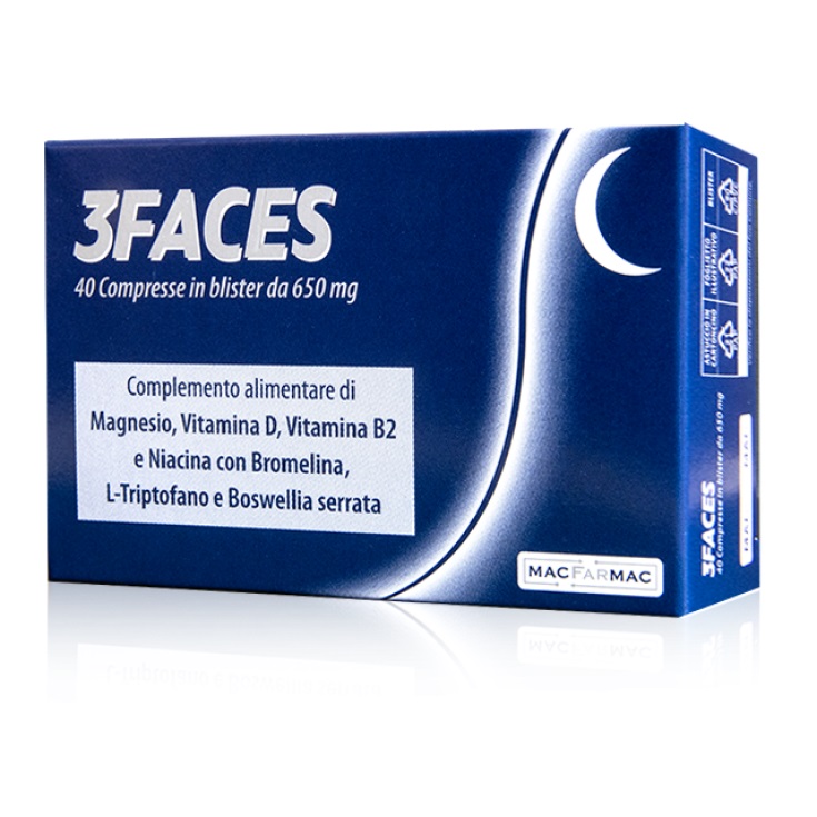 3Faces Integratore Benessere Muscolare 40 Compresse