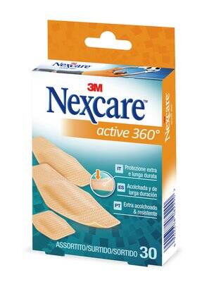 3M Nexcare Active 360 Cerotti Assortiti 30 Pezzi