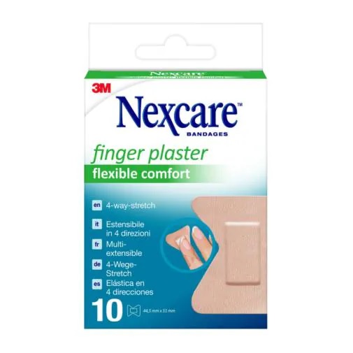 3M Nexcare Finger Plasters Cerotti Dita 44,5x51mm 10 Pezzi