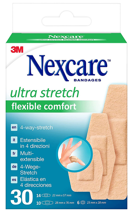 3M Nexcare Ultra Stretch Flexible Comfort Cerotti Assortiti 30 Pezzi