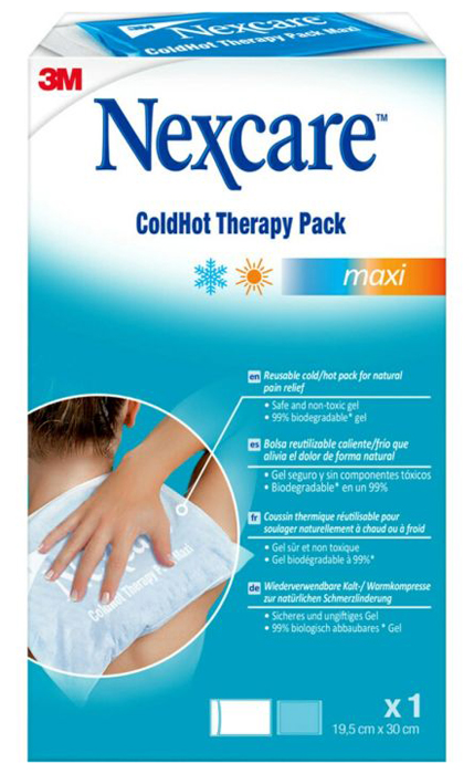 3M Nexcare ColdHot Maxi Cuscino Terapia Caldo Freddo 20x30cm 1 Pezzo