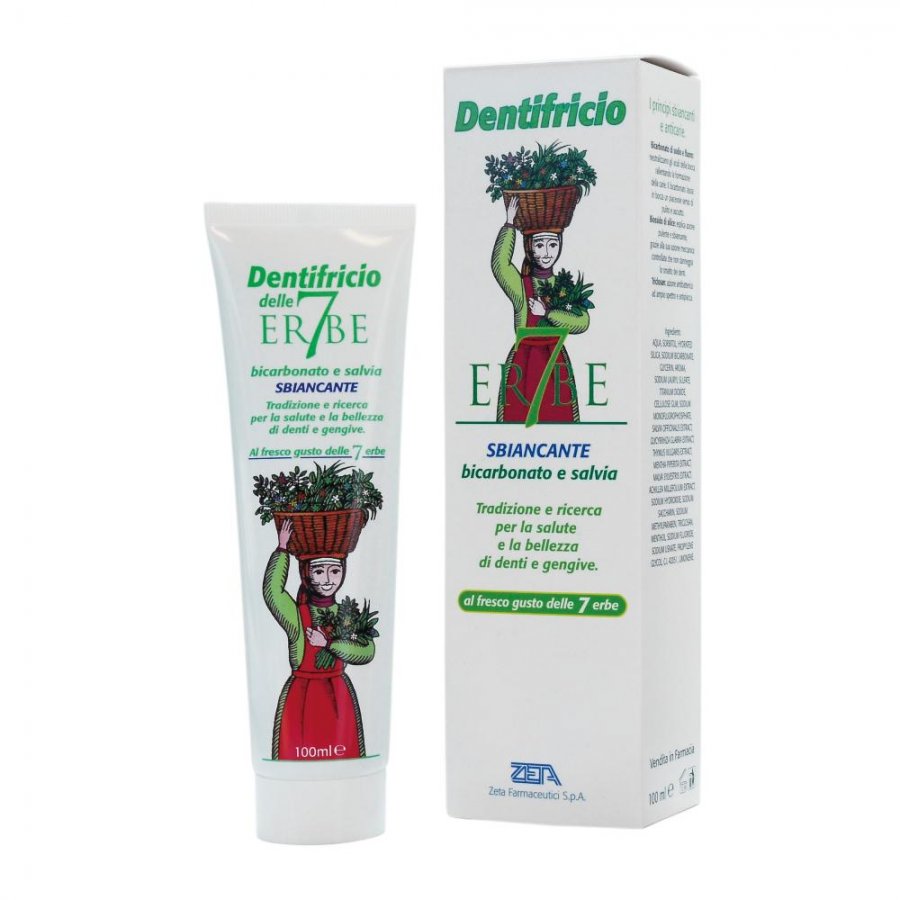 7 Erbe Dentifricio Sbiancante 100 ml
