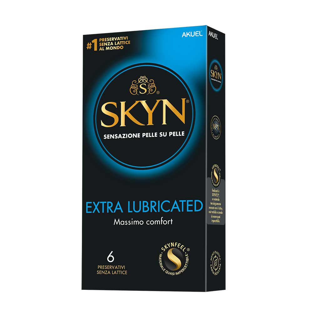 Akuel Skyn - Profilattici Extra Lubrificati - 6 Pezzi