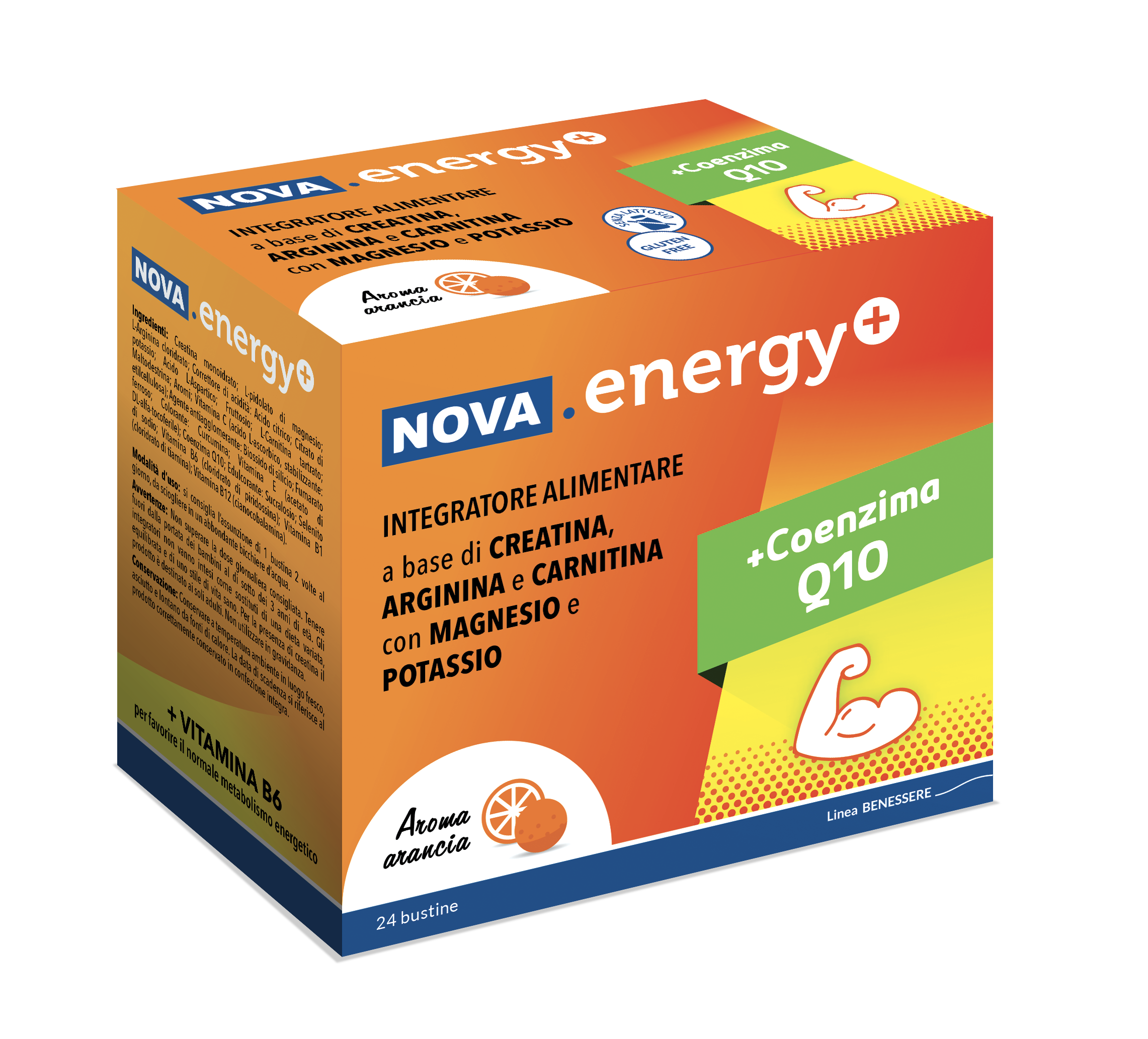 Nova Energy+ - Integratore Energizzante - 24 Bustine