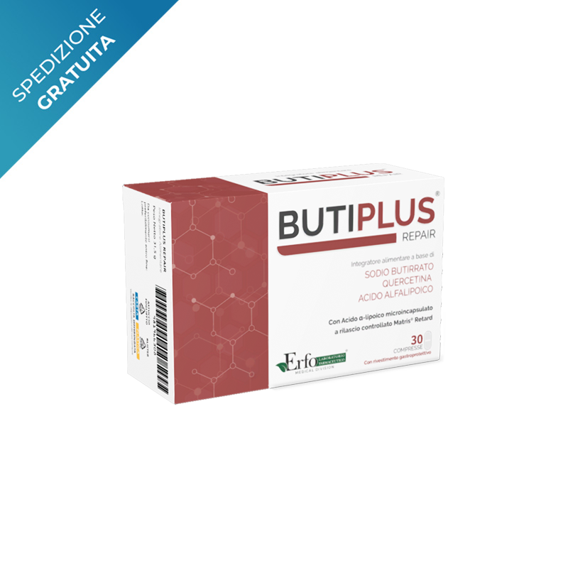 Butiplus Repair 30 Compresse - Integratore Per Il Benessere Gastrointestinale