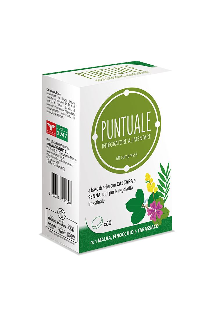 Nova Puntuale - Integratore per la Regolarità Intestinale - 60 Compresse