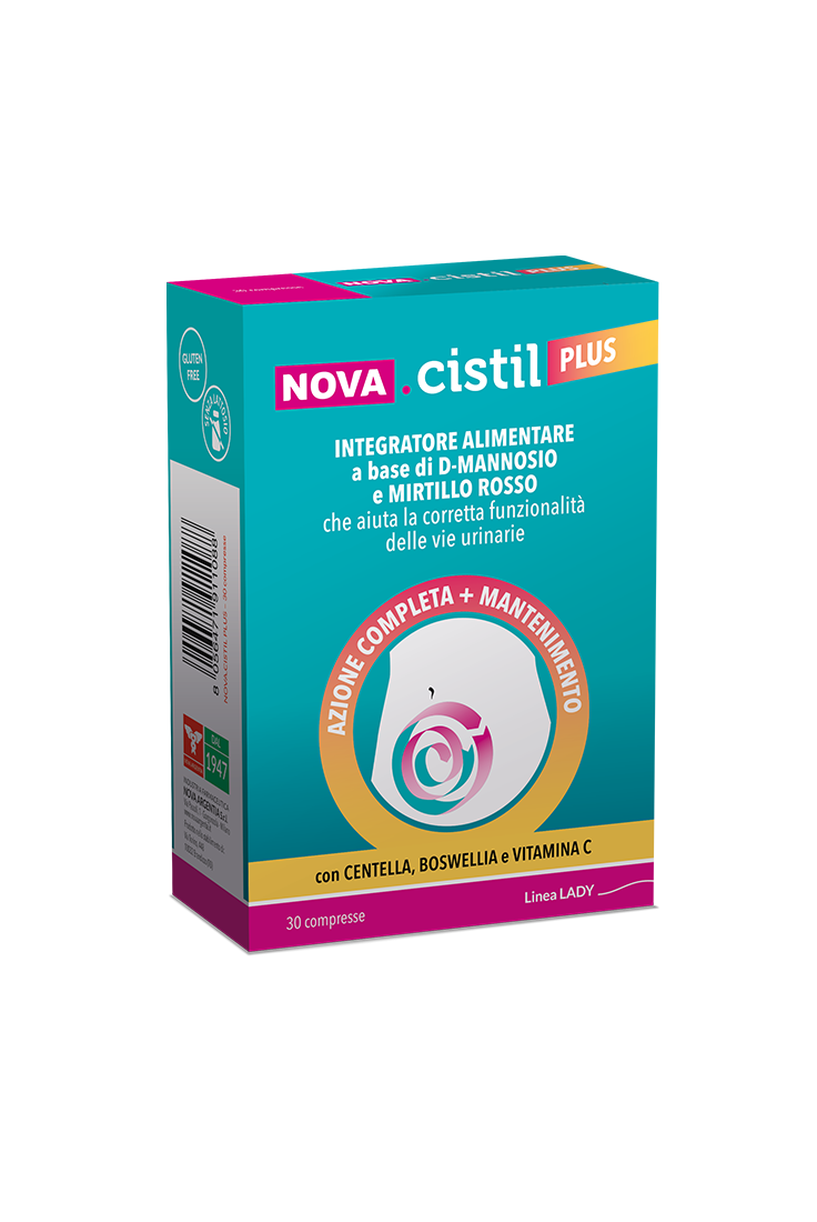 Nova Cistil Plus - Integratore per il Benessere delle Vie Urinarie - 30 Compresse