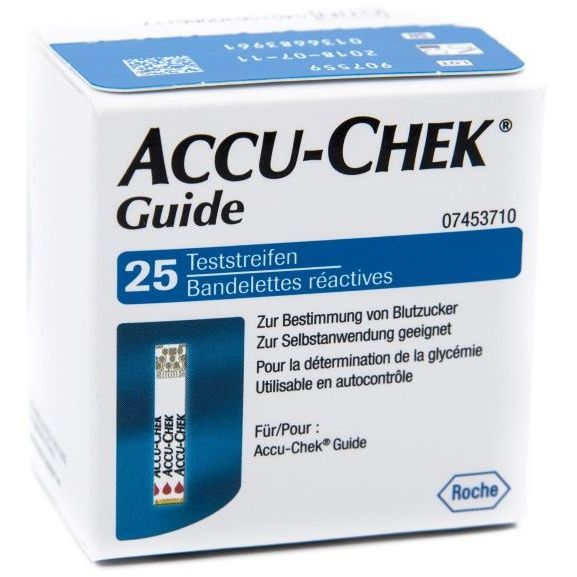 roche diabetes care italy spa accu-chek guide strisce reattive 25 pezzi