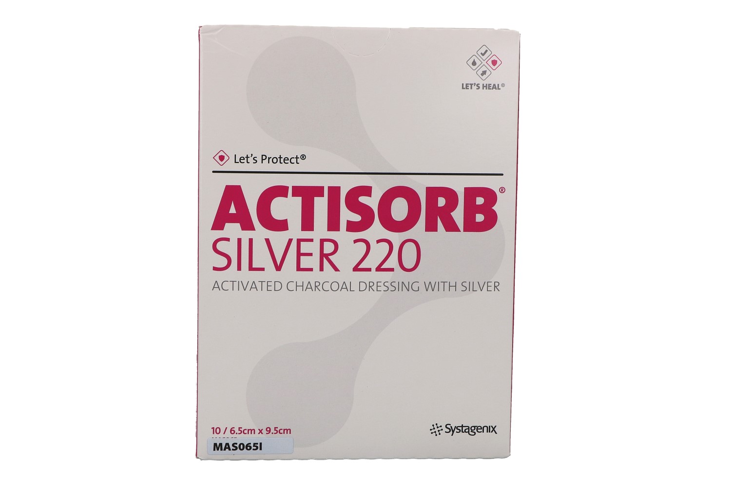 ACTISORB SILVER 220 6,5X9,5 10 PEZZI