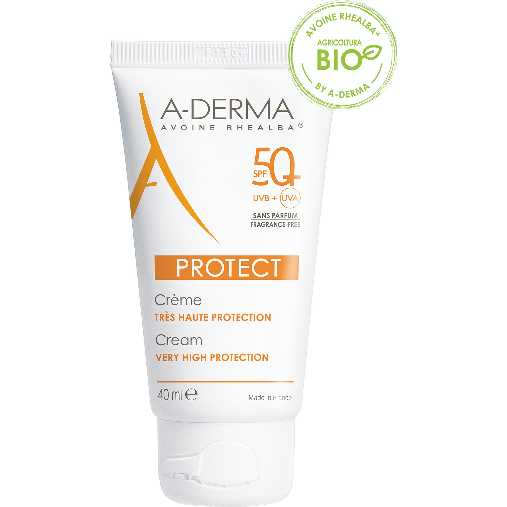ADERMA A-D PROTECT CREMA SENZA PROFUMO 50+ 40 ML