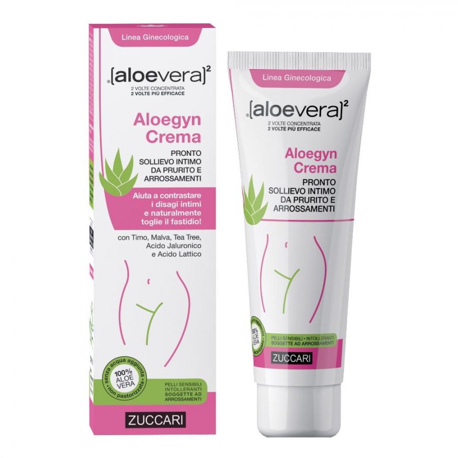 Zuccari Aloevera2 AloeGyn - Crema Intima Anti-Arrossamenti - 50 ml