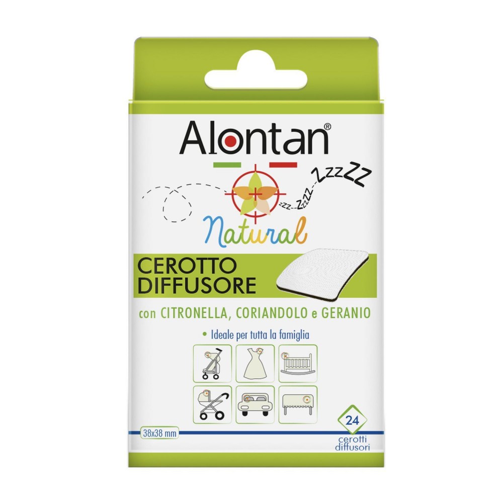 Alontan Natural Cerotto Diffusore Antizanzare 21 Pezzi