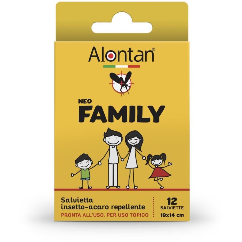 ALONTAN NEO FAMILY SALVIETTE 12 PEZZI ICARIDINA 10%