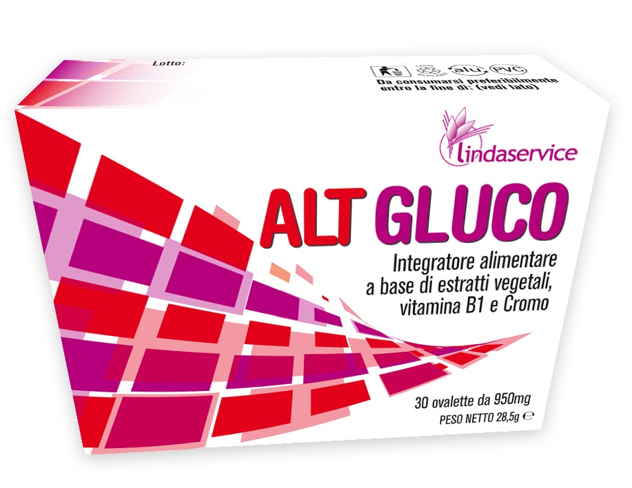 Alt Gluco - Integratore per il Controllo del Colesterolo - 30 Ovalette