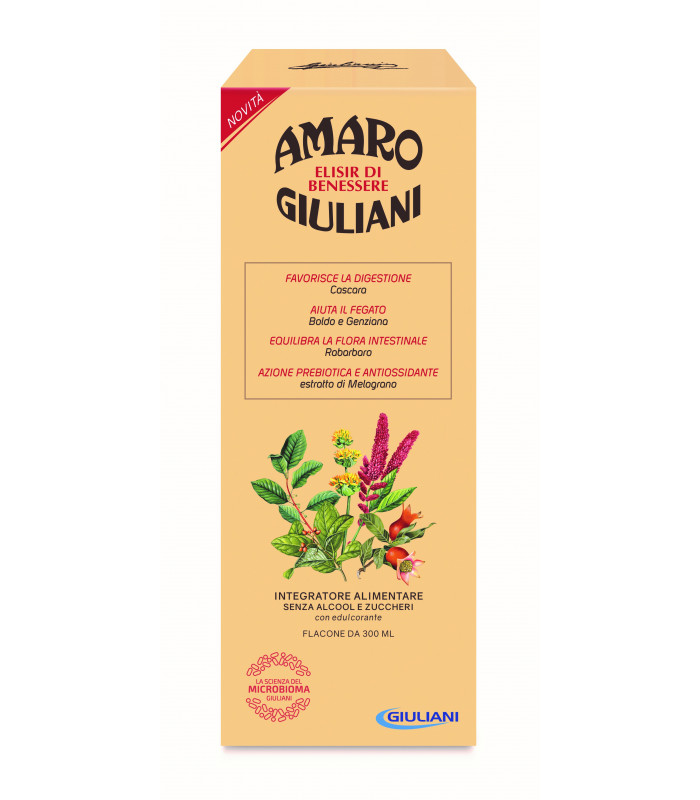 Amaro Giuliani Elisir di Benessere Integratore Digestivo 300 ml