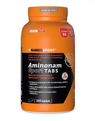 Named Sport AminoNam Sport Tabs - Integratore di Aminoacidi e Vitamine - 300 Compresse