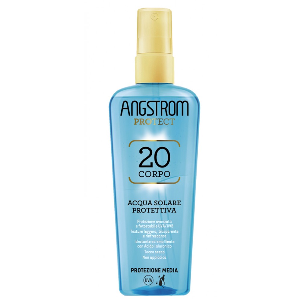Angstrom Protect - Acqua Solare Corpo Protettiva con Protezione Media SPF 20 - 140 ml