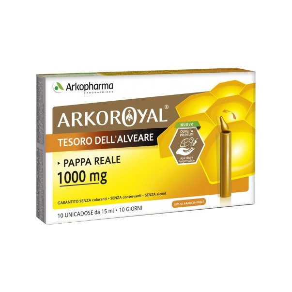 ARKOROYAL PAPPA REALE 1000 MG BIO 10 FIALE UNICA DOSE