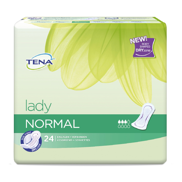 ASSORBENTE INCONTINENZA LEGGERA TENA LADY NORMAL 24 PEZZI
