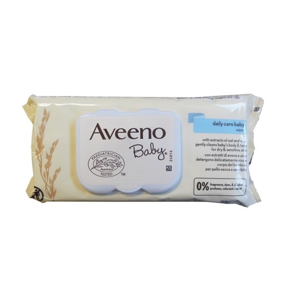 Aveeno Baby Salviette Detergenti 72 Pezzi