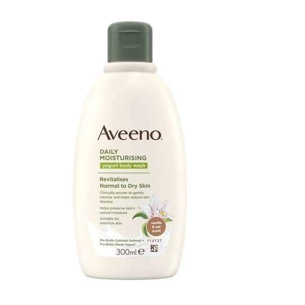Aveeno Bagnodoccia Detergente Vaniglia e Avena 300 ml