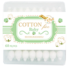 BASTONCINI COTONATI BABY 60 PEZZI