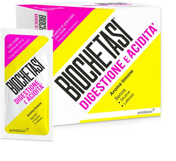Biochetasi Digestione e Acidità - Gusto Limone - 20 Bustine