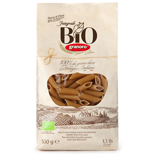 BIOGRANORO PENNE RIGATE INTEGRALI