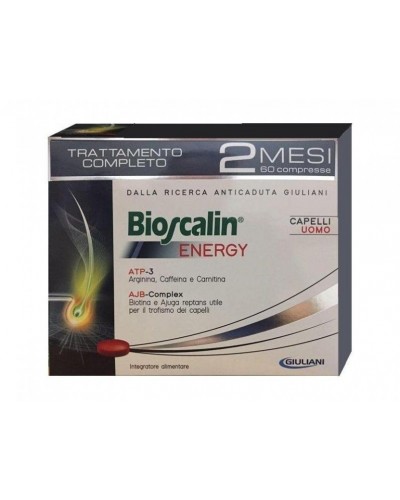 Bioscalin Energy - Integratore Anticaduta Capelli Uomo - 60 Compresse