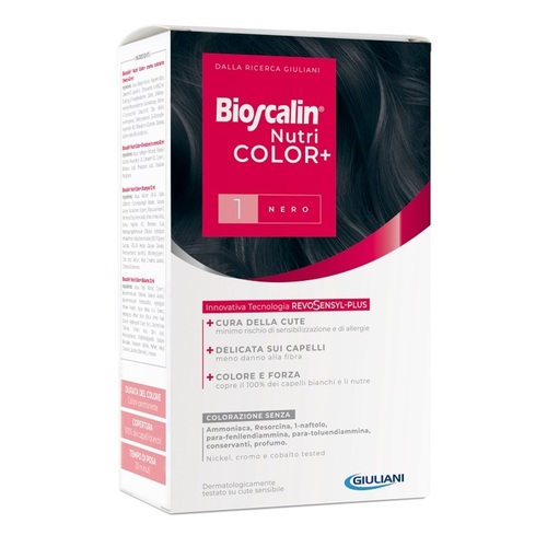Bioscalin Nutri Color Plus - Tintura Capelli Colore Nero N.1