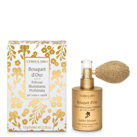 L'Erbolario Bouquet d'Oro - Polvere Illuminante Profumata Corpo e Capelli - 10 g